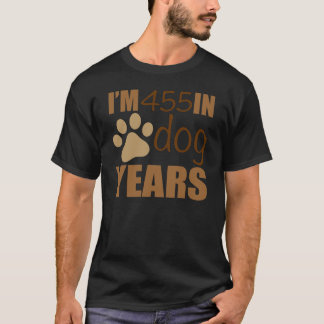 65th Birthday Dog Years T-Shirt