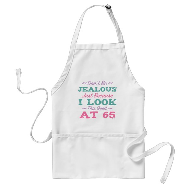 65th Birthday For Women Adult Apron (Front)