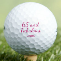 65th Birthday Friend Gift - Pink 65 and Fabulous