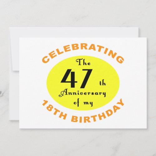 65th Birthday Gag Gift Card