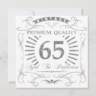 65th Birthday Gag Gift Card