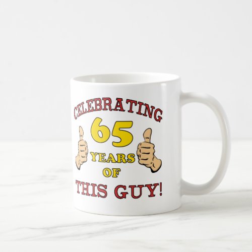 65th Birthday Gift For Him Coffee Mug