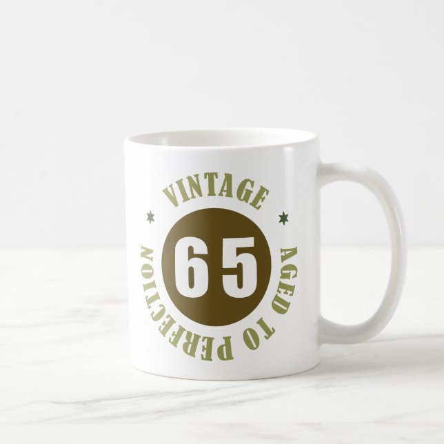 65th Birthday Gift Ideas Coffee Mug (Right)