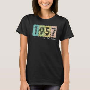 65th Birthday Ladies Mens 65 Years 1957    1 T-Shirt