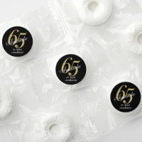 65th Birthday Mint Condition Candy Favors