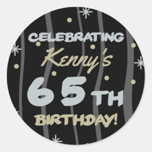 65th Birthday Party 1955 Sign Water Bottle Labels - 65th Birthday  Decorations Gifts for Women or Men - 65 Years Wedding Anniversary  Decorations - 24 Stickers : Buy Online at Best Price