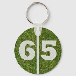 65th Birthday Party Favor Keychain