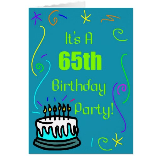 65th Birthday Invitations Free Printable - Free Templates Printable