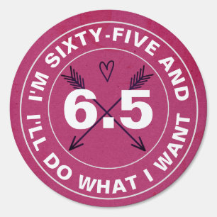 65th Birthday Premium Yard Sign