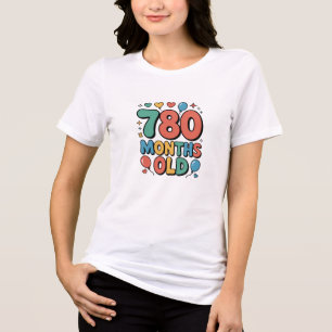 65th Birthday Tee Milestone Celebration Shirt
