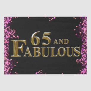 65th Birthday Tissue Paper