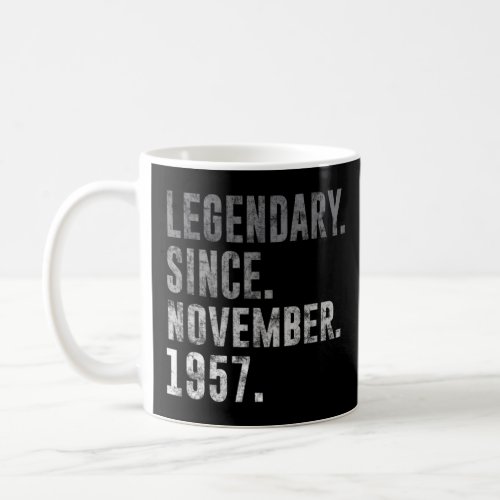 65th Birthday Vintage Legendary Since November 195 Coffee Mug