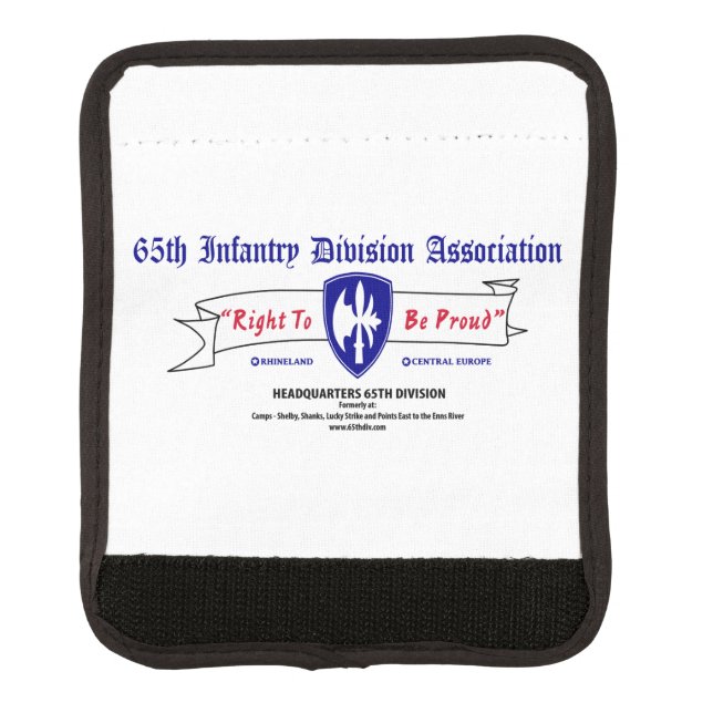 65th Infantry Division Association Luggage Wrap (Front)