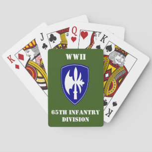 65th Infantry Division Poker Cards