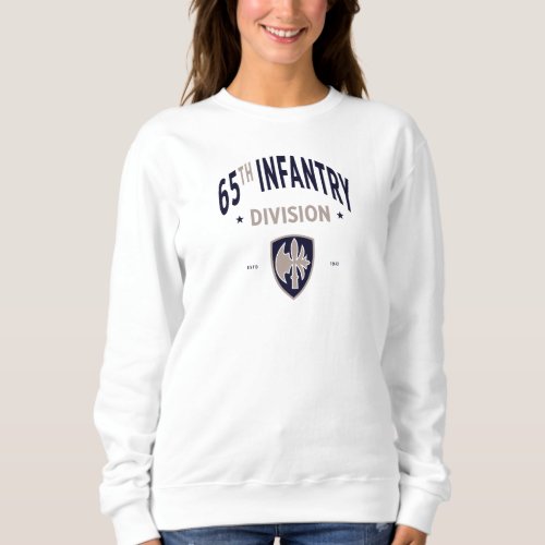 65th Infantry Division _ US Military Women Sweatshirt