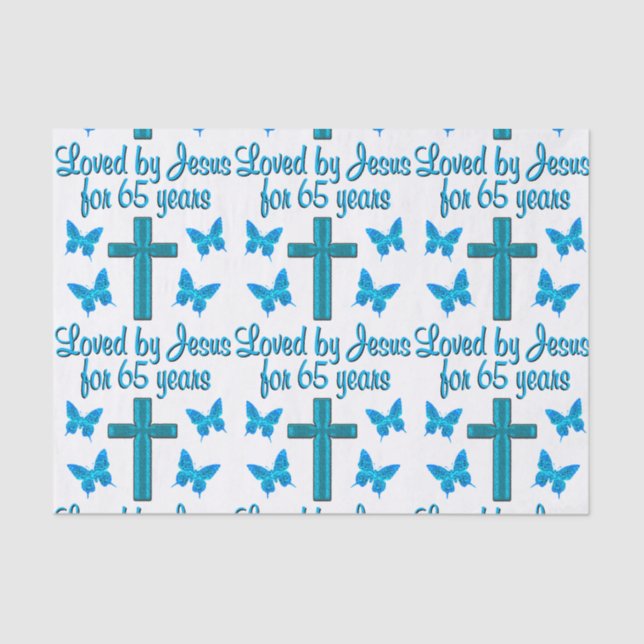 65TH LOVE JESUS TISSUE PAPER (Front)