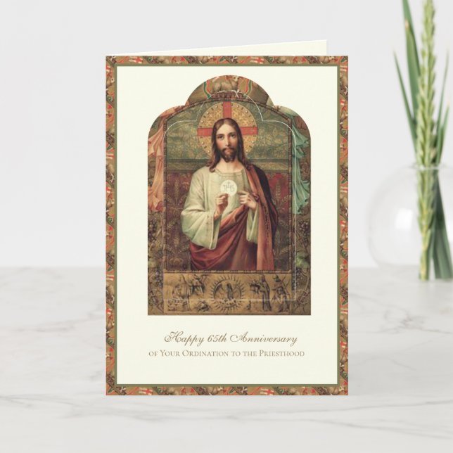 65th PRIEST ANNIVERSARY Card (Front)