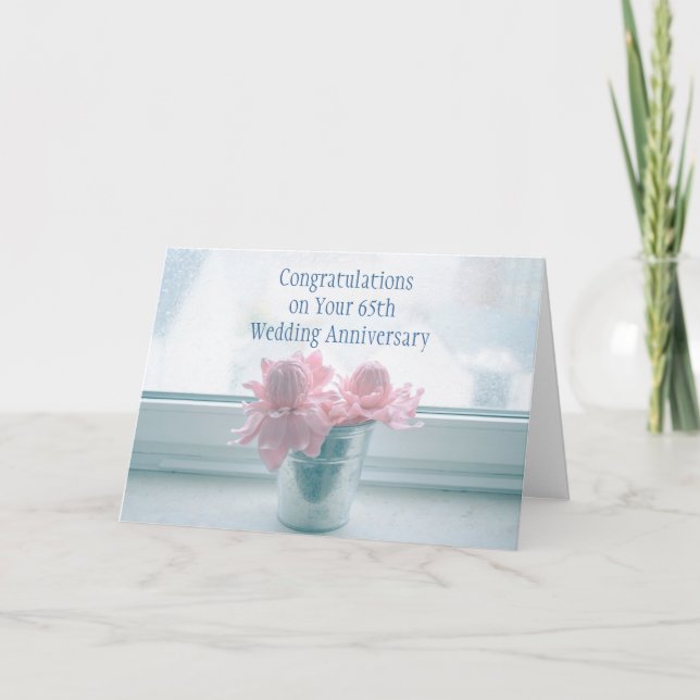 65th Wedding Anniversary Card (Front)