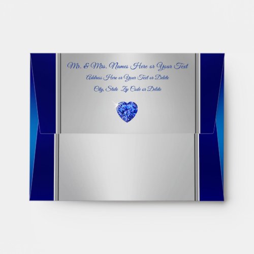 65th Wedding Anniversary Envelope many Sizes Envelope