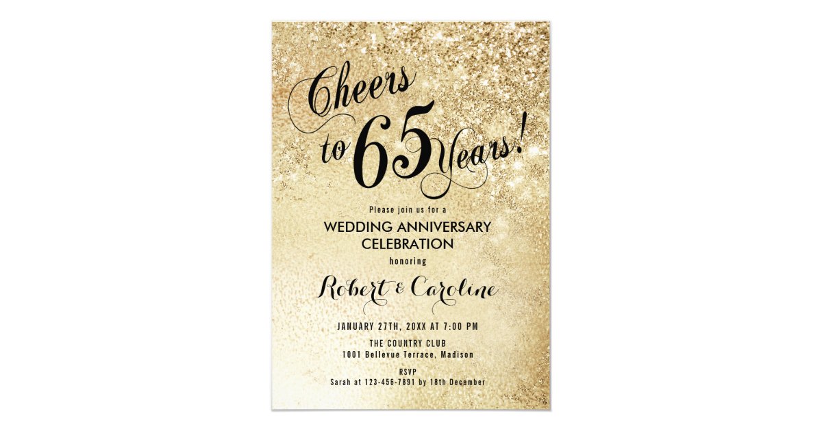 65th-wedding-anniversary-gold-invitation-zazzle