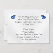 65th Wedding Anniversary Save the Date Cards (Back)
