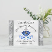 65th Wedding Anniversary Save the Date Cards (Standing Front)