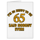 65th year old gifts (Front)