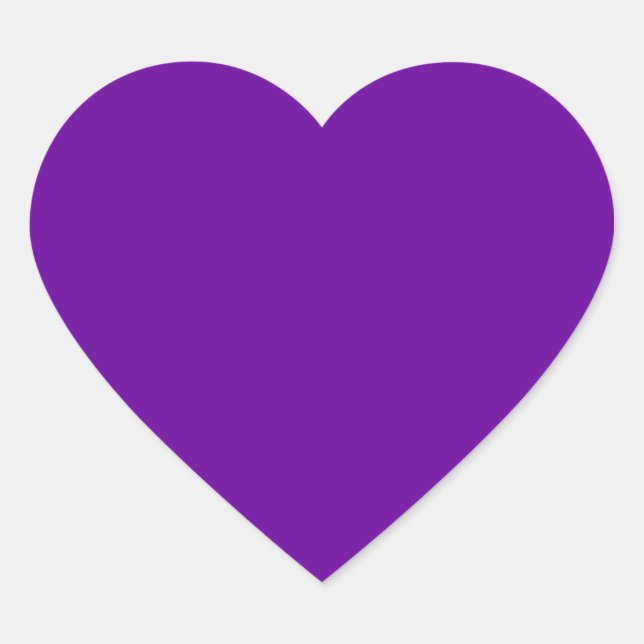 660099 Purple Heart Sticker (Front)