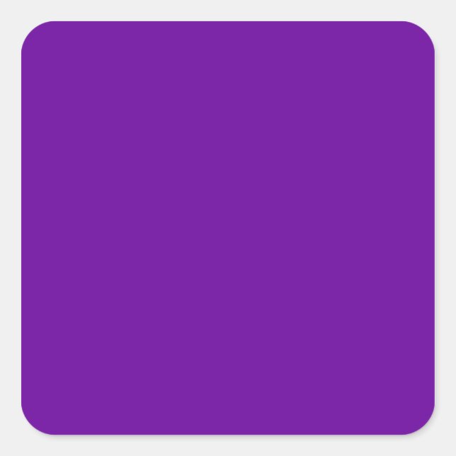 660099 Purple Square Sticker (Front)