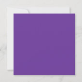 663399 Purple Solid Color Background Invitation (Front)