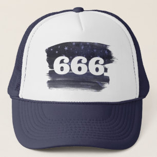 666 Angel Number Stars Higher Self Alignment Trucker Hat