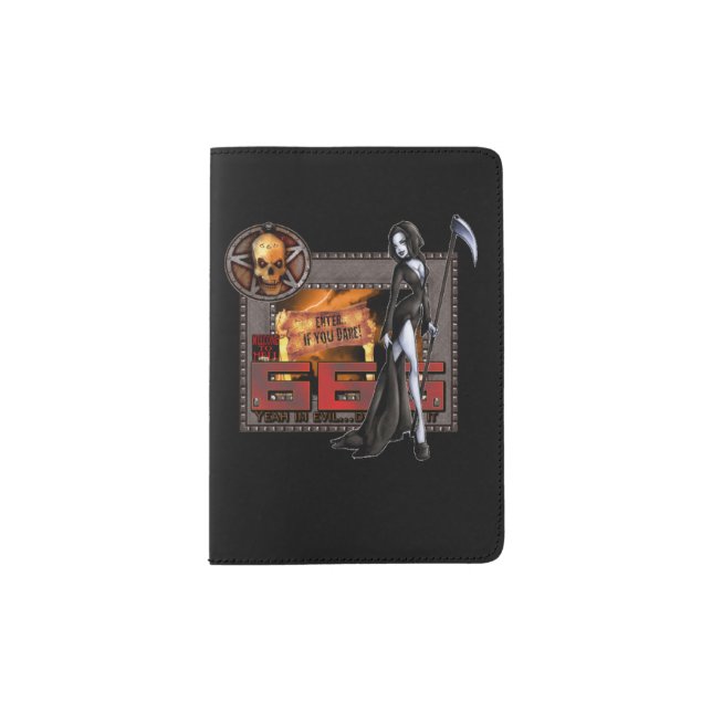 666 Customizable Passport Holder (Front)