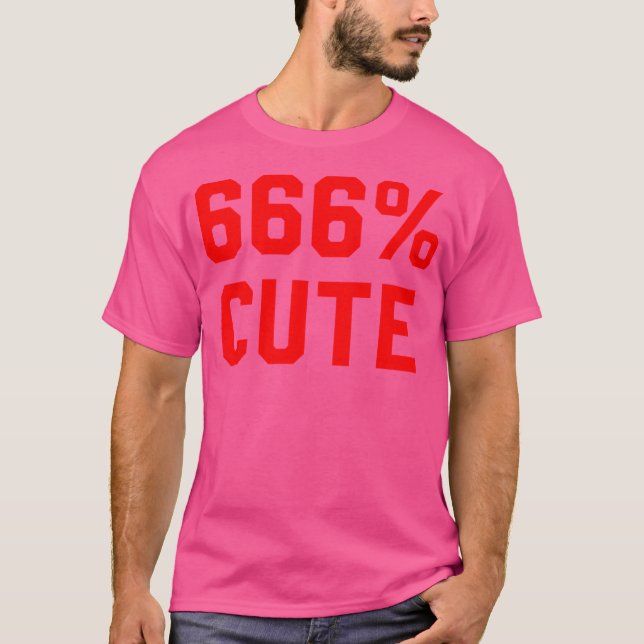 666 Cute T-Shirt (Front)
