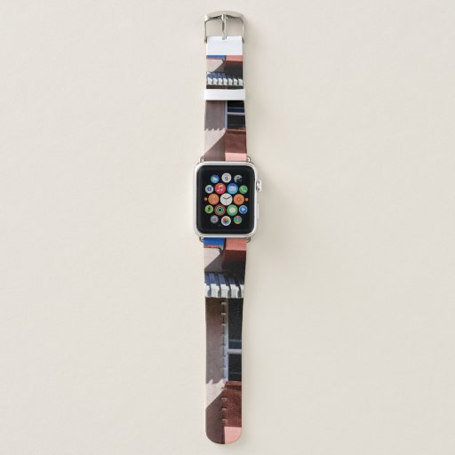 666 PRINTED STORE BUILDING APPLE WATCH BAND