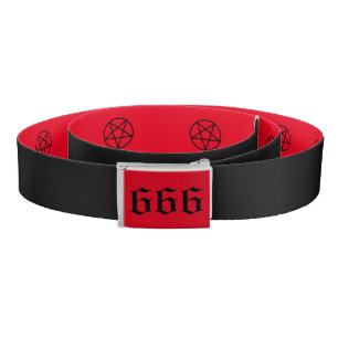 666 Satanic Belt