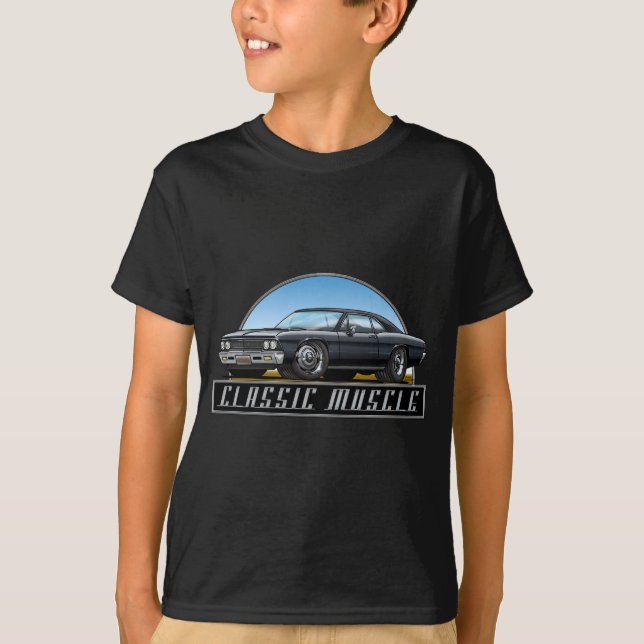 66 Chevelle Black T-Shirt (Front)