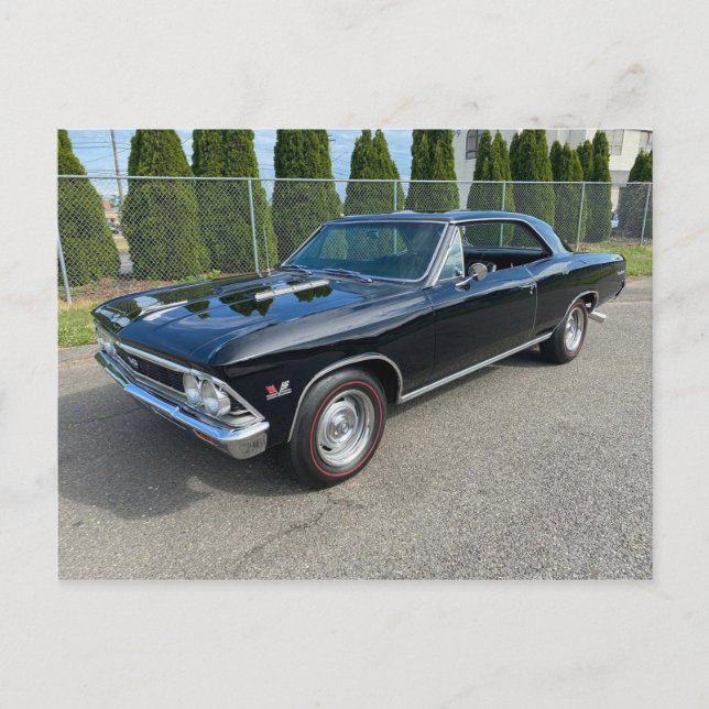 66' Chevy Chevelle Postcard (Front)