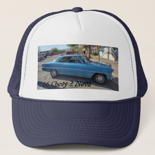 66 Chevy Nova  T-Shirt Trucker Hat