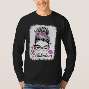 66 & Fabulous Since 1956 Birthday Queen 66 Years O T-Shirt