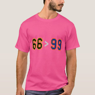 66 Greater Than 99 Funny Pittsburgh Edmonton Hocke T-Shirt