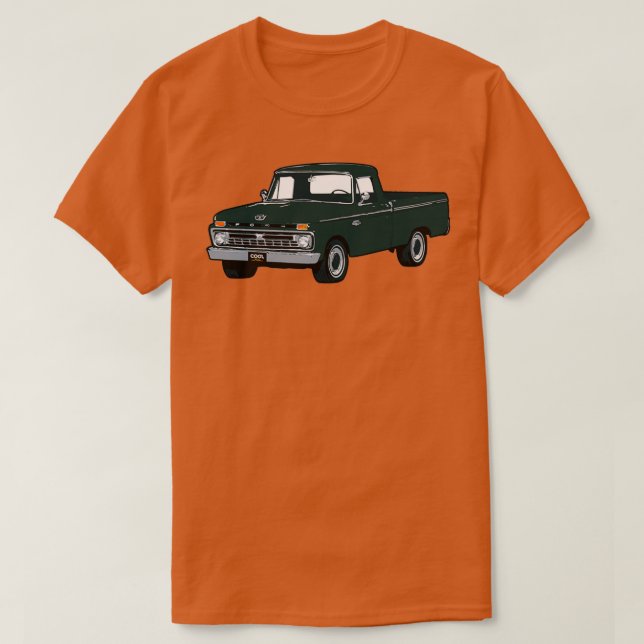 66 Green F Truck T-Shirt (Design Front)