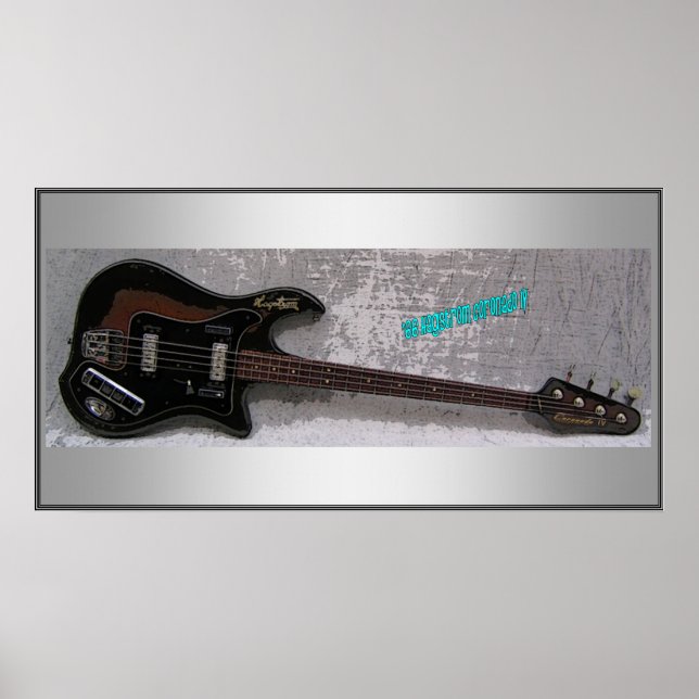 '66 Hagstrom Bass Print (Front)