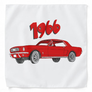 66 mustang bandana