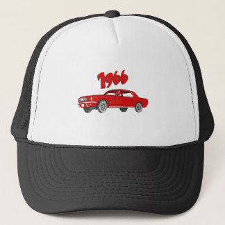 66 mustang trucker hat