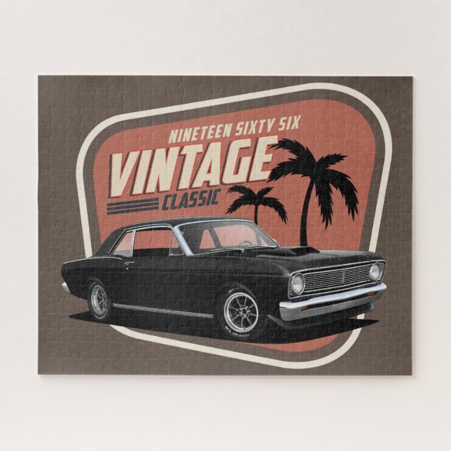 66 Vintage Falcon Jigsaw Puzzle (Horizontal)