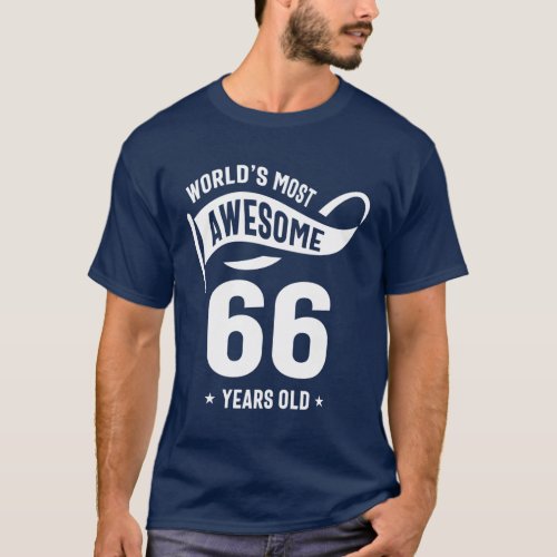 66 Years Old Gift  66th Birthday Gift Ideas T_Shirt