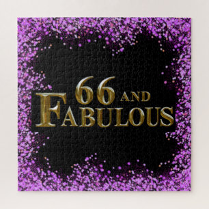 66th Birthday  Jigsaw Puzzle