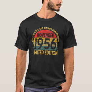 66Th Birthday Legends Born In January 1956 66 Year T-Shirt