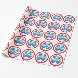 66th Birthday Wrapping Paper