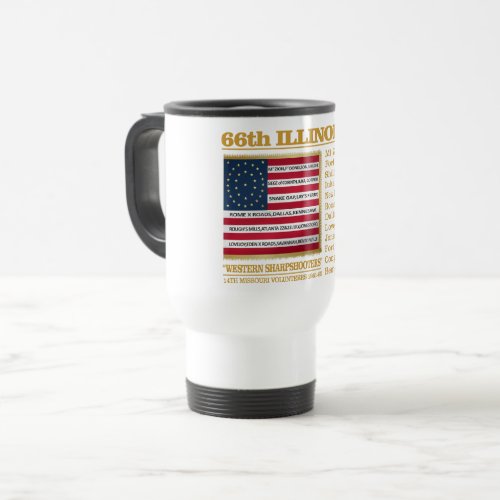 66th Illinois VI BH Travel Mug